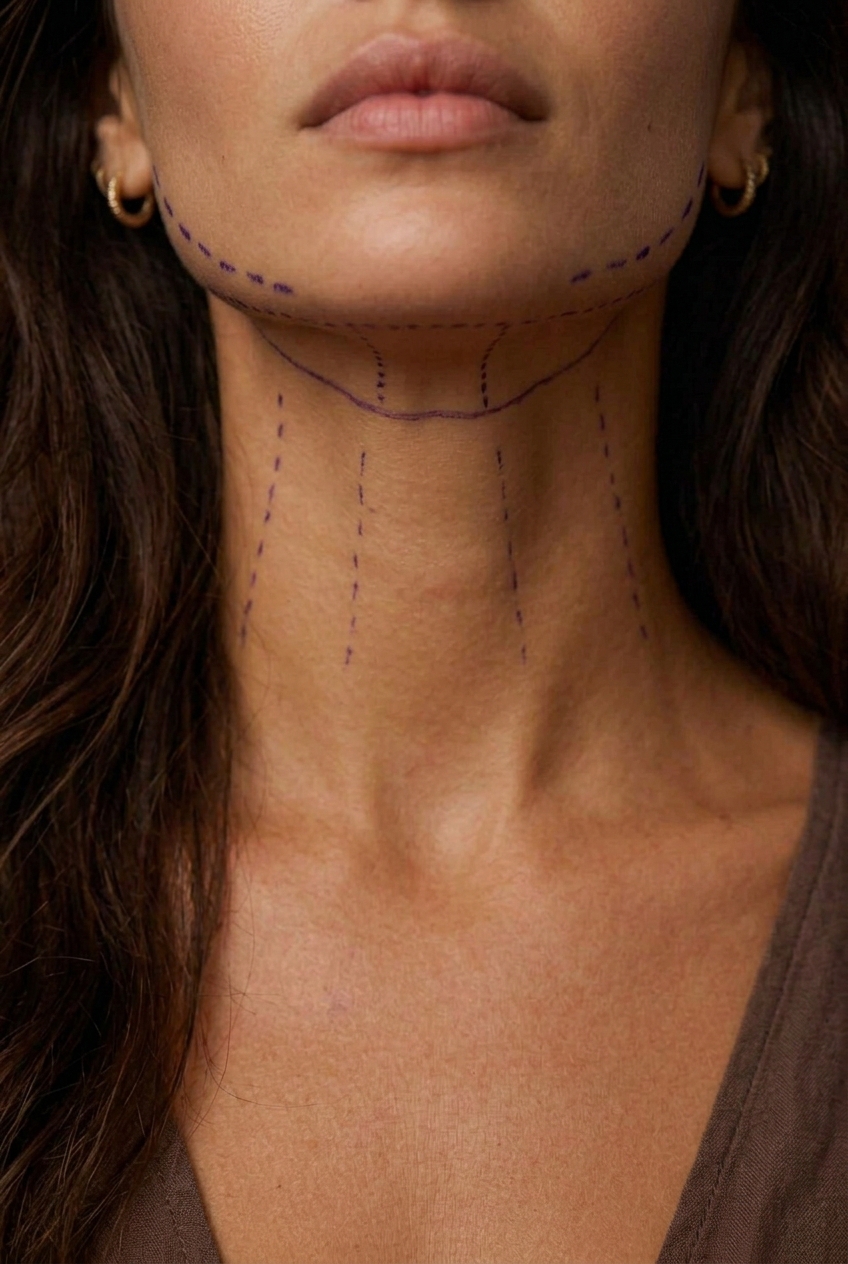 Neck before and after preview
